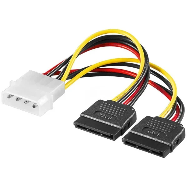 Adapter Molex - 2 x SATA Y Cable