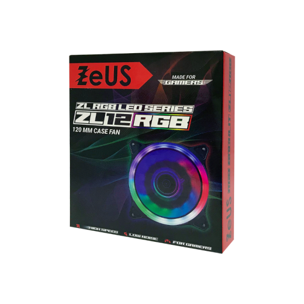 Case Cooler 120x120 ZEUS Single ring RGB